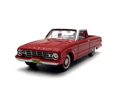 Load image into Gallery viewer, 1:87 1960 Red Falcon Ranchero Pickup Truck Model Diecast Metal Car New Collection