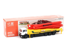 Load image into Gallery viewer, XCARTOYS 1:100 Construction Concrete Pump Truck Model Diecast Metal Car New