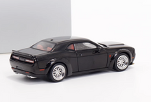 Load image into Gallery viewer, FW 1:64 Black Demon SRT Challenger Muscle Sports Model Diecast Metal Car New Collection