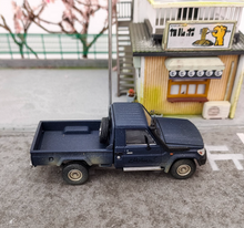 Load image into Gallery viewer, HF 1:64 Blue Military LC79 J70 Single Cab Pickup Model Diecast Metal Car New