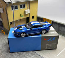 Load image into Gallery viewer, MINIGT 1:64 Blue Shelby GT500 Dragon Sports Model Diecast Metal Car #568