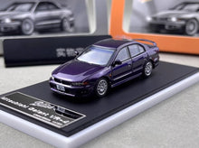 Load image into Gallery viewer, Bliss 1:64 Purple JDM Galant VR-4 Sedan Sports Model Diecast Metal Car New Collection