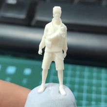 Load image into Gallery viewer, 1:64 Painted Unpainted Figure Model Miniature Resin Diorama Sand Toy Trendy Boy New
