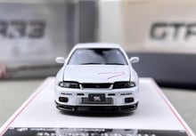 Load image into Gallery viewer, FH 1:64 JDM White Skyline GTR R33 Mines Sports Model Diecast Metal Car New Collection