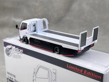 Load image into Gallery viewer, MT 1:64 White H300 Flatbed Tow Truck Custom Model Diecast Metal Car New