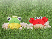 Load image into Gallery viewer, Dog Squeaky Toys Crab Chew Puppy Fluffy Rope Toy Durable Teeth Grinding Pet Cat