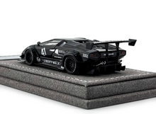 Load image into Gallery viewer, Topart 1:64 Black LBWK Countach #41 Racing Sports Model Diecast Metal Car New Collection