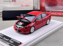 Load image into Gallery viewer, Model1 1:64 Red Civic FD2 Type R Sports Model Metal Diecast Car New Collection