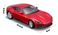 Load image into Gallery viewer, Bburago 1:24 Red Roma Racing Sports Model Toy Diecast Metal Car BN