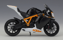 Load image into Gallery viewer, Bburago 1:18 Black 1190 RC8 R KTM Sports Model Diecast Metal Motorcycle New