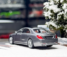 Load image into Gallery viewer, King 1:64 Gray S65 AMG W222 Sedan Sports Model Diecast Metal Car New Collection