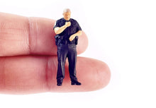 Load image into Gallery viewer, 1:64 Painted Figure Mini Model Miniature Resin Diorama Sand Toy Policeman Police New