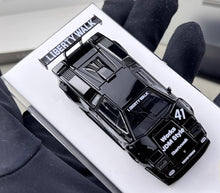 Load image into Gallery viewer, Vision 1:64 Black Countach LP5000 LB #41 Racing Model Diecast Metal Car New Collection