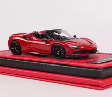 Load image into Gallery viewer, ART 1:64 Red SF90 Convertible Super Racing Sports Model Diecast Resin Car New