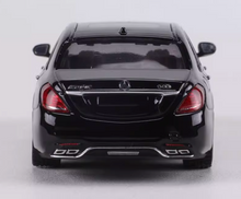 Load image into Gallery viewer, MJ 1:64 Black S65 Sedan Sports Model Diecast Metal Car BN