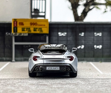 Load image into Gallery viewer, King 1:64 Silver Vanquish Zagato Hatchback Sports Model Diecast Metal Car New Collection