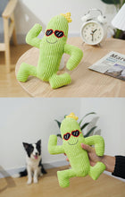 Load image into Gallery viewer, Dog Squeaky Toys Chew Puppy Fluffy Rope Toy Durable Teeth Grindin PET Cat Green