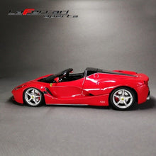 Load image into Gallery viewer, Bburago 1:24 Red Laferrari Aperta Racing Sports Model Toy Diecast Metal Car
