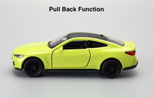 Load image into Gallery viewer, WELLY 1:36 Yellow M4 Coupe Racing Sports Model Diecast Toy Metal Car BN
