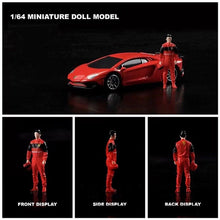 Load image into Gallery viewer, 1:64 Painted Figure Mini Model Miniature Car Scenes Resin Toy Racing Racer Man