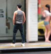 Load image into Gallery viewer, 1:64 Painted Unpainted Figure Model Miniature Resin Diorama Man Hand in Pocket