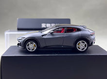 Load image into Gallery viewer, Funny 1:64 Matte Gray Purosanguee FUV Sports Model Diecast Metal Car New Collection