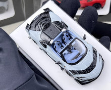 Load image into Gallery viewer, HKM 1:64 Gray Mansory F9xx Convertible Sports Model Diecast Metal Car New Collection