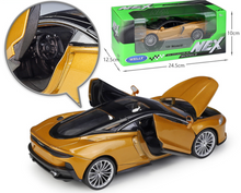 Load image into Gallery viewer, WELLY 1:24 MC GT Super Racing Sports Model Diecast Metal Car Display