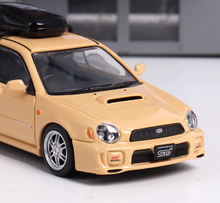 Load image into Gallery viewer, 1:64 Furuya HEC Yellow Impreza WRX STI VII 7 Sports Model Diecast Metal Car
