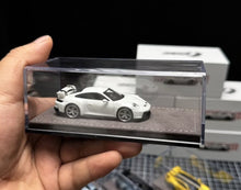 Load image into Gallery viewer, ZJWJ 1:64 Luminous White 911 GT3 Sports Model Diecast Resin Car New Collection