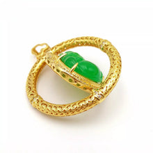 Load image into Gallery viewer, Nature Jade Laughing Budha Round Pendant Necklace Gift Jewelry charm Blessing