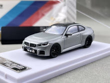 Load image into Gallery viewer, Howie 1:64 Gray M2 G87 Coupe Sports Power Model Diecast Metal Car New Collection