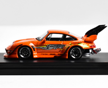 Load image into Gallery viewer, SW 1:64 Orange FNF RWB 993 Spoiler Classic Sports Model Diecast Metal Car New Collection