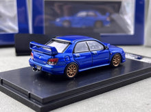 Load image into Gallery viewer, 1:64 Furuya Blue Impreza WRX STI IX 9 GD Sedan Model Diecast Metal Car New Collection