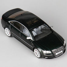 Load image into Gallery viewer, JKM 1:64 Dark Green S8 Sedan Sports Model Diecast Metal Car New Collection
