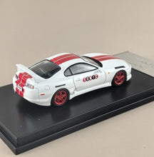 Load image into Gallery viewer, MC 1:64 White JDM Supra JZA80 Racing Sports Model Diecast Metal Car New Collection