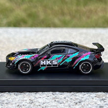 Load image into Gallery viewer, DCM 1:64 Black JDM GT45 86 GR HKS Racing Sports Model Diecast Metal Car BN