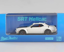 Load image into Gallery viewer, SH 1:64 White Carbon SRT Hellcat Muscle Sports Model Diecast Metal Car New Collection