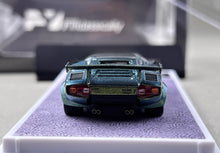 Load image into Gallery viewer, FY 1:64 Green Countach LP5000 S QV Racing Sports Model Diecast Metal Car New Collection