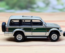 Load image into Gallery viewer, BM 1:64 Silver Green Pajero Off Road SUV Model Diecast Metal Car New