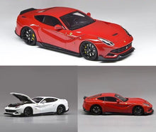 Load image into Gallery viewer, U2 1:64 DMC F12 Super Racing Sports Model Diecast Resin Car Box