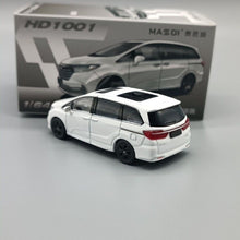 Load image into Gallery viewer, Masdi 1:64 White Odyssey RC3 Mini Van MPV Sports Model Diecast Metal Car New Collection