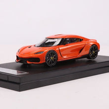 Load image into Gallery viewer, HKM 1:64 Orange Gemera Super Racing Sports Model Diecast Metal Car