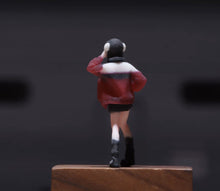 Load image into Gallery viewer, 1:64 Painted Figure Model Miniature Resin Diorama Scene Motorcycle Style Girl