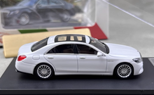 Load image into Gallery viewer, King 1:64 White S65L AMG W222 V12 Sedan Sports Model Diecast Metal Car New Collection