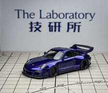 Load image into Gallery viewer, 1:64 Laboratory Purple 997 Widebody Sports Model Diecast Resin Car New Collection