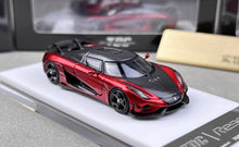 Load image into Gallery viewer, TPC 1:64 Red Carbon Top Regera Super Racing Sports Model Diecast Metal Car New Collection