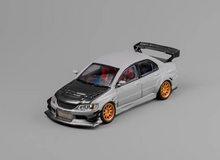 Load image into Gallery viewer, CM 1:64 JDM Gray EVO Lancer 9 IX Widebody Sports Model Diecast Metal Car New