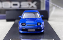 Load image into Gallery viewer, MT 1:64 Blue Silvia S13 180SX Type X Sports Model Diecast Metal Car New Collection
