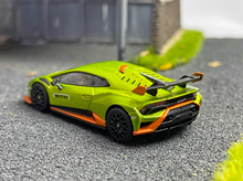 Load image into Gallery viewer, MINIGT 1:64 Green Huracan STO Racing Sports Model Diecast Metal Car #547